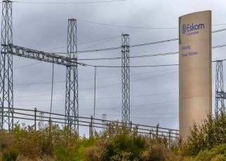 Eskom power transmission lines