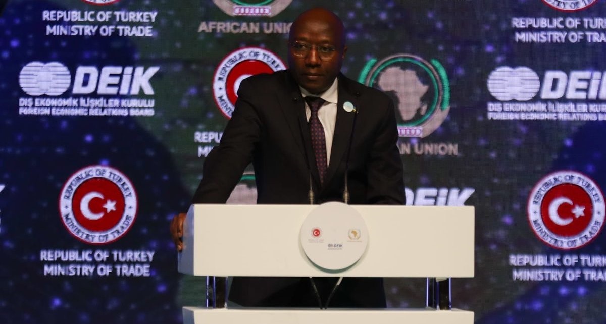 Rwandan prime minister Dr Edouard Ngirente during the 2nd Turkey-Africa Economic and Business Forum