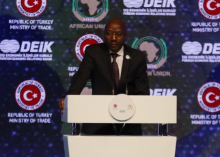 Rwandan prime minister Dr Edouard Ngirente during the 2nd Turkey-Africa Economic and Business Forum