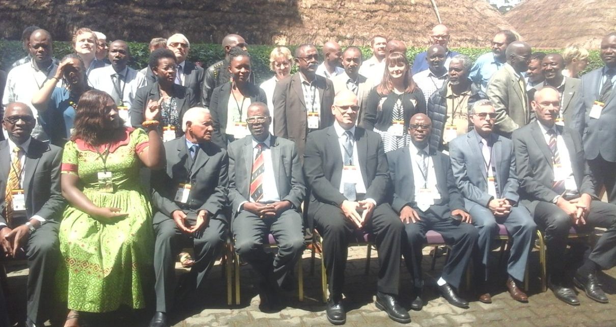 Participants the 16th African Wildlife Consultative Forum at the Speke Resort Munyonyo on Monday