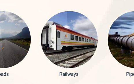 The various projects that the private sector can invest in are in road transport, rail and oil