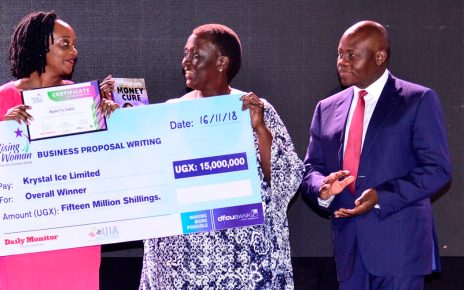 During the ceremony, three women entrepreneurs walked away with cash prizes of up to UGX 30,000,000 million