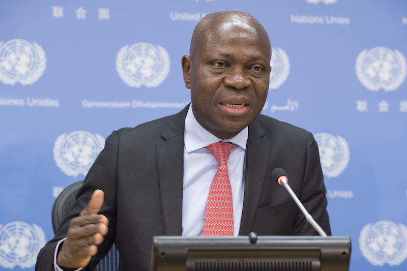 Noon Briefing Guest, Mr. Gilbert Houngbo, President of the International Fund for Agricultural Development (IFAD).