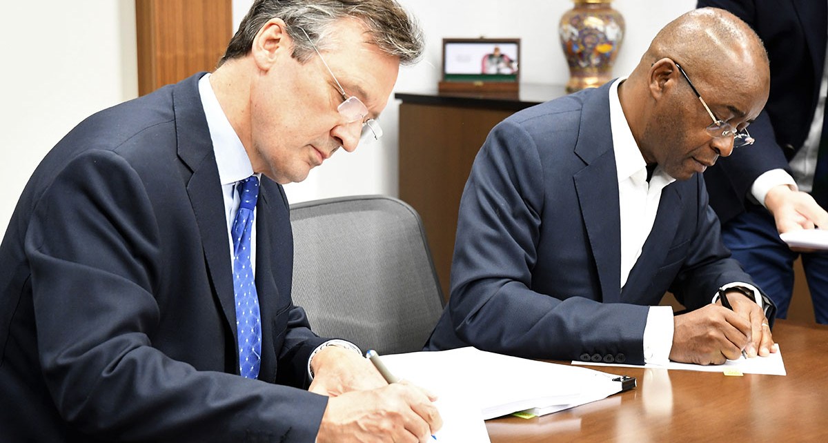 Nick O’Donohue CEO, CDC Group Plc and Group Executive Chairman of Liquid Telecom’s parent company Econet, Mr Strive Masiyiwa