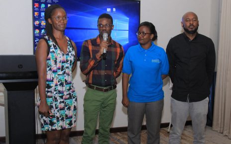 The New ACI Financial Markets Association executive committee led by Benoni Okwenje - (Far Right)