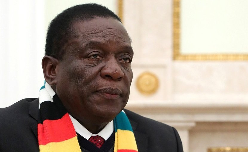 Zimbabwean President Emmerson Mnangagwa