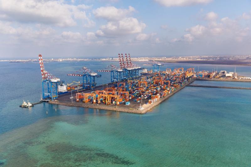 Djibouti, Doraleh's New port of containers . Photo credit: Patrick Robert. February 2018.