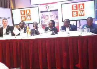 Facilitators during the press conference this morning at Sheraton Hotel Kampala