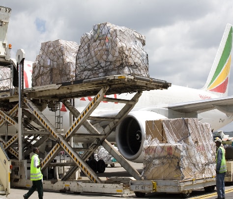Ethiopian Airlines has the largest share, over 11%, of the total international cargo transportation at Baiyun International Airport in Guangzhou.