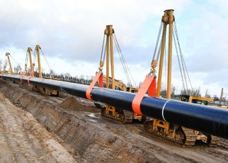 A gas Pipeline in Russia.