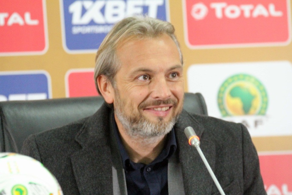 Uganda Cranes Head coach Sebastien Desabre
