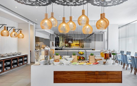 Hilton Garden Inn Gaborone_Restaurant_Breakfast_Setup