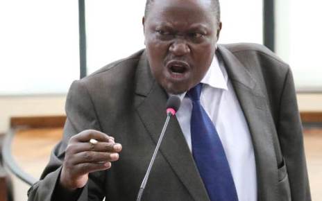 Agriculture, Tourism and Natural Resources Committee Chairperson Mathias stressing point during the Assembly meeting recently