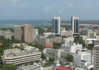 Aerial View of Kigali City.