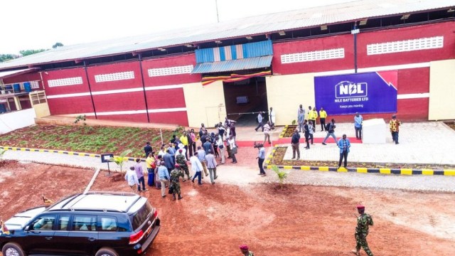 Ariel view of Nile Batteries Factory in Jinja.