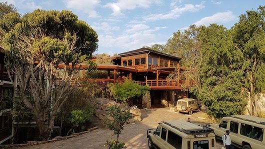 One of the hotels found in Northern Tanzania.