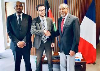 Somaliland's Managing director for Civil Aviation and Airports Authority Abdi Mohammed Rodol during a meeting with the French Commercial Attached at the France embassy in Nairobi recently said there are massive openings in aviation