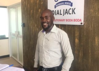 Nathan Charles Kyalisiima was voted employee of the year 2018 at Dial Jack