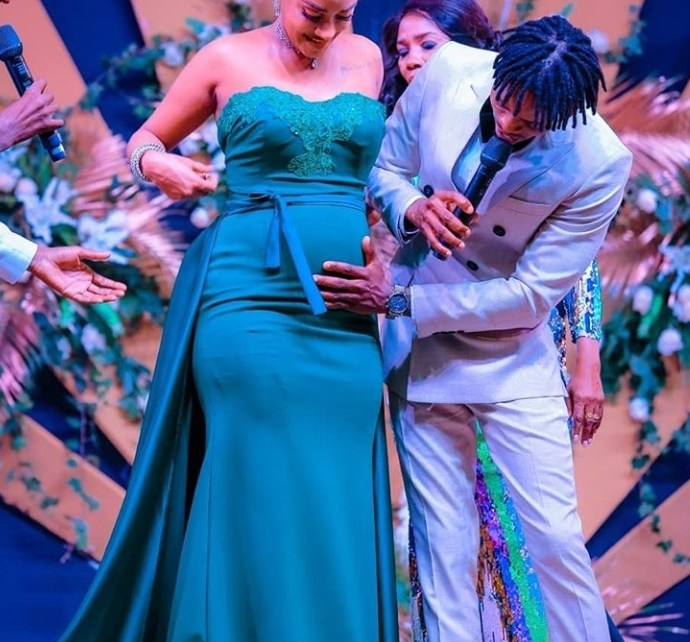 Platnumz and his Kenyan girlfriend Tanasha Donna are expecting a baby boy with Tanasha seven months along the way.