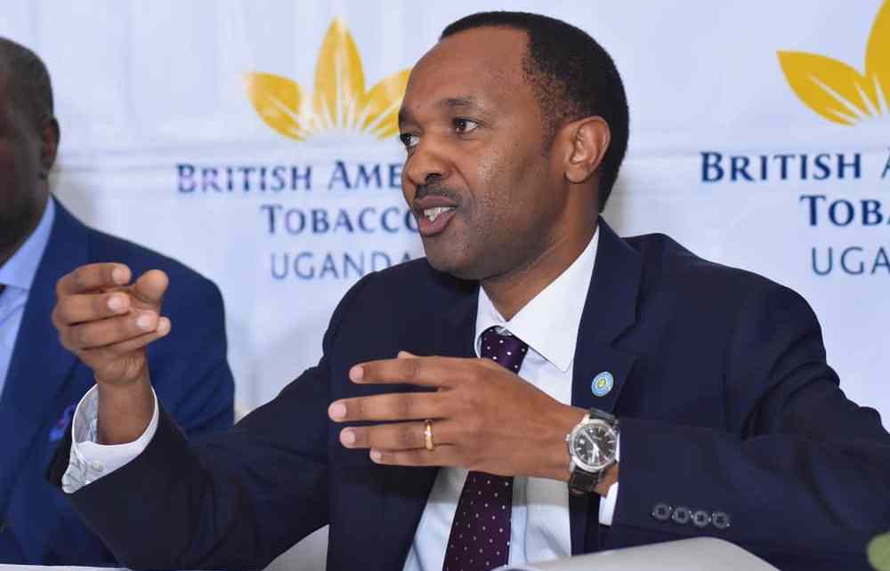 BATU's Managing Director Mr. Mathu Kiunjuri addressing the media at the recent AGM in May in Kampala.