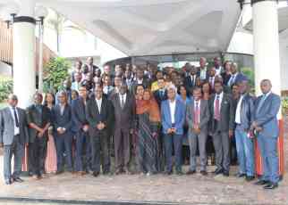 Participants attending the 6th COMESA Annual Research Forum in Nairobi, Kenya, in a group photograph.