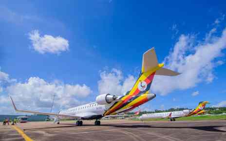 Uganda Airlines aircraft