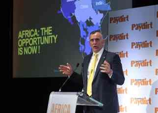 Resolute's John Welborn addressing Africa Downunder 2019