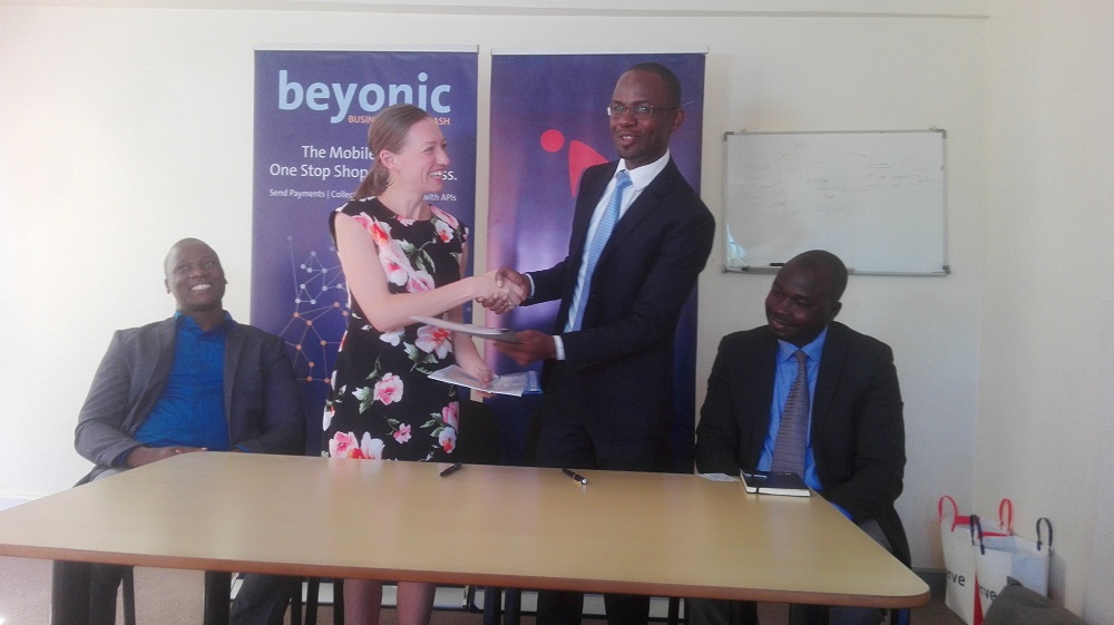 Beyonic Limited has become the latest company to partner with Interswitch Uganda in a bid to include a push and pull to the bank option for their customers.