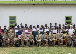 About 25 Uganda Wildlife Authority Park Rangers have undergone a training programme on how to counter illicit trafficking conducted by the United States government.