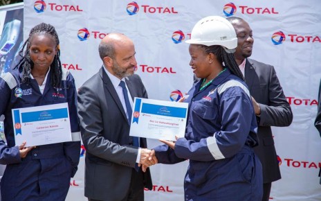 French Company  Total E&P Uganda has boosted the National Content Capacity pool by unveiling the first group of internationally certified oil and gas welders at Buhimba Technical Institute in Hoima district.