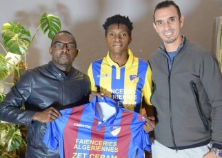 Former Kampala Capital City Authority (KCCA) football youngster Allan Okello was officially unveiled on Tuesday by Algerian Club Paradou AC as their new player.