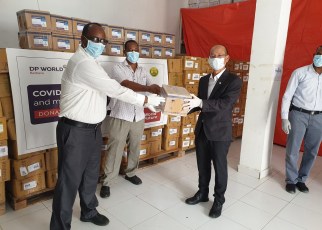DP World, the logistics solutions company rebuilding the Somaliland Port of Berbera has handed the country a major boost in the fight against the COVID-19 with medical supplies.