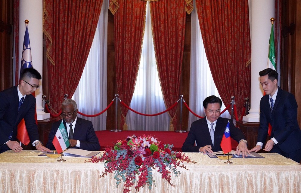 The United States has hailed the newly found diplomatic relationship between Somaliland and Taiwan describing it as a tremendous step.