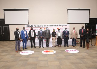 With the easing of the lockdown and slow recovery of the economy impacted by the  Covid-19 pandemic, BRAC Uganda Bank and BRAC Uganda NGO with support from Mastercard Foundation have launched the ‘COVID Recovery and Resilience Program’ to enable COVID-19 Prevention activities, support recovery of Micro, small and medium Enterprises that were greatly affected by the pandemic and to provide digital solutions for the BRAC Uganda Bank Clients.