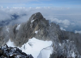 Mt Stanley at Rwenzori Mountains located in Western Uganda. Hikers are now allowed to climb the mountains after its opening to International Tourists.