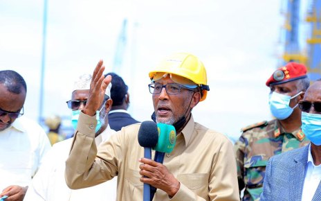 Bihi Happy with Development at Berbera Port