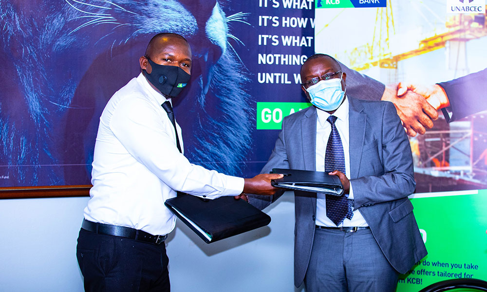 KCB Uganda and UNABCEC Sign MOU