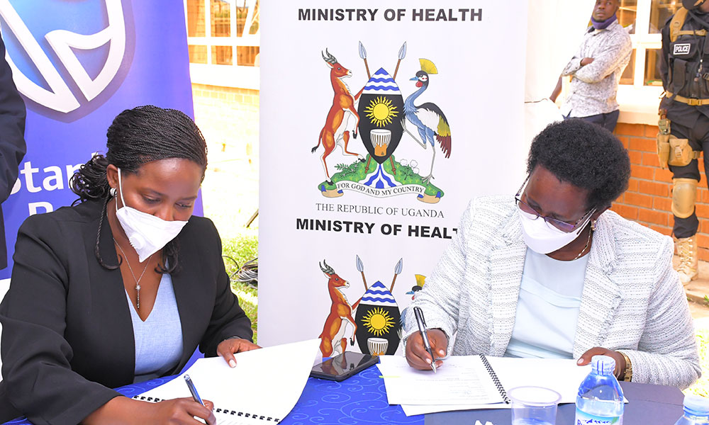 Stanbic Bank's, MoH to Support Health Workers