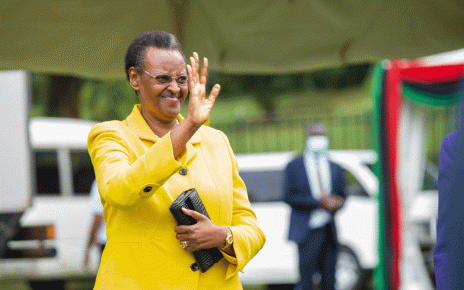 First Lady Expressed Gratitude as She Laid Foundation Stone