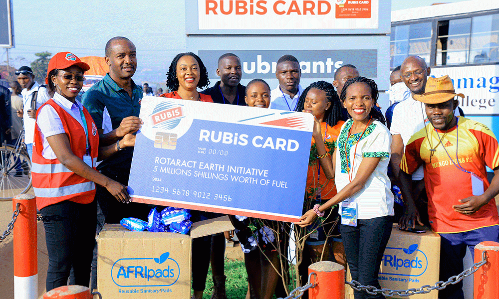 RUBiS Energy, Rotary to Pad School Girls in Northern Uganda