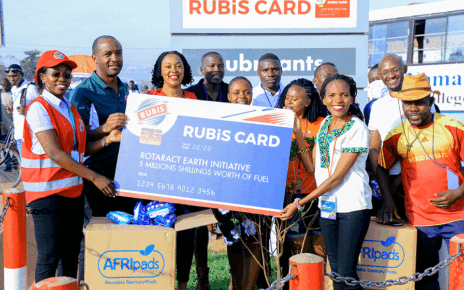 RUBiS Energy, Rotary to Pad School Girls in Northern Uganda