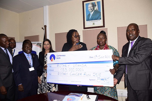 Centenary Bank makes Ush155M commitment towards Cancer Run