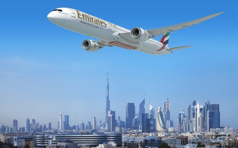 An Emirates aircraft