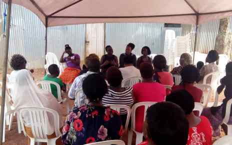 Some of the Women who turn up during the Launch of the programme at FIDA offices in Kampala recently