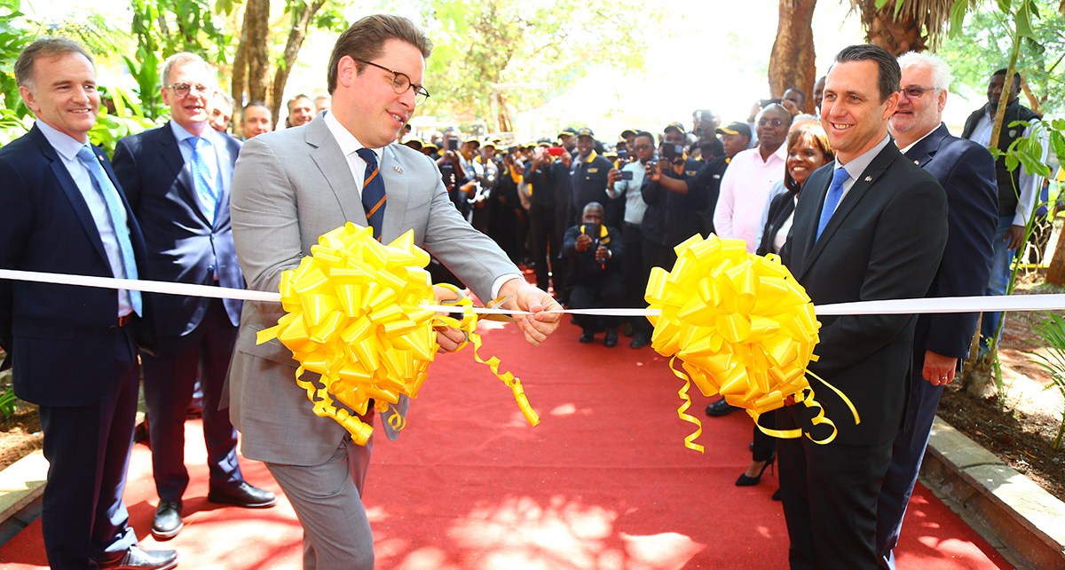 BIC global CEO Mr. Gonzalve BICH officially opens the BIC East Africa facility in Kasarani, Nairobi.