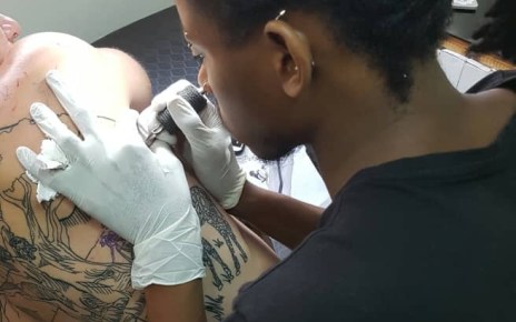 Born to a Ugandan father and Kenyan mother, 24-year-old Muhammad Ali has mastered the art of tattooing.