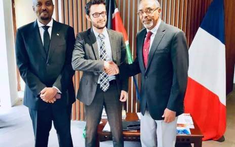 Somaliland's Managing director for Civil Aviation and Airports Authority Abdi Mohammed Rodol during a meeting with the French Commercial Attached at the France embassy in Nairobi recently said there are massive openings in aviation