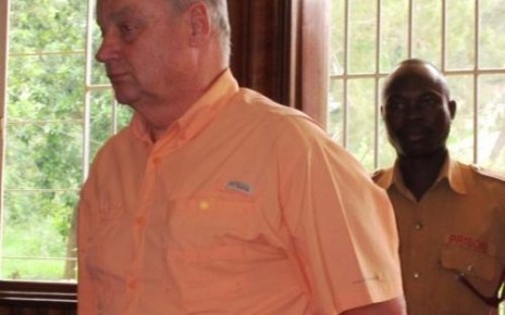 Bernhard Bery Glaser,79, who was accused of 28 counts connected to aggravated defilement and child trafficking has passed on this morning at Luzira Maximum Prison.