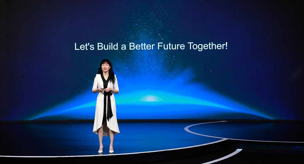 Huawei Corporate Senior Vice President and Director of the Board Catherine Chen telecom regulators across many nations and industries must work together to address the shared challenges that have emerged as a result of the COVID-19 pandemic and create a more inclusive future for all.