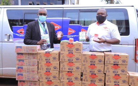 Fresh Dairy has handed over approximately 264 litres of milk to the Dairy Development Authority (DDA) in aid of their clean milk handling and production campaign which is expected to attract over 400 dairy farmers from various organizations across Uganda.